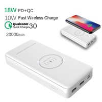 power bank wireless 20000 mah reali 18w pdqc30 acumulator extern cu qi incarcare wireless fast charge compatibil cu macbook iphone 11xs maxxrx8 plus samsung galaxy s10s9s8s7 alb imagen 51_0_
0