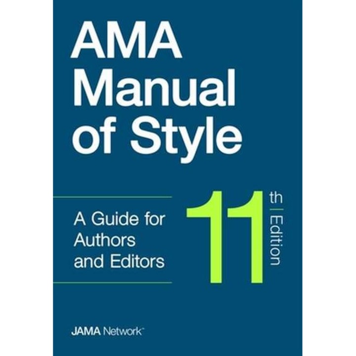 AMA Manual of Style de The JAMA Network Editors