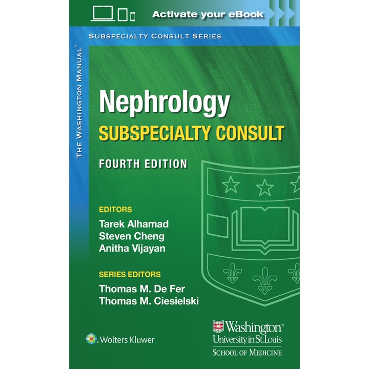 Washington Manual Nephrology Subspecialty Consult de Dr. Tarek Alhamad MD