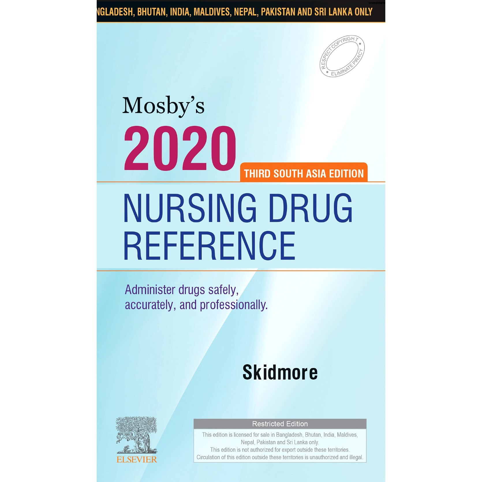 Mosby's 2020 Nursing Drug Reference:Third South Asia Edition de Linda Skidmore-Roth