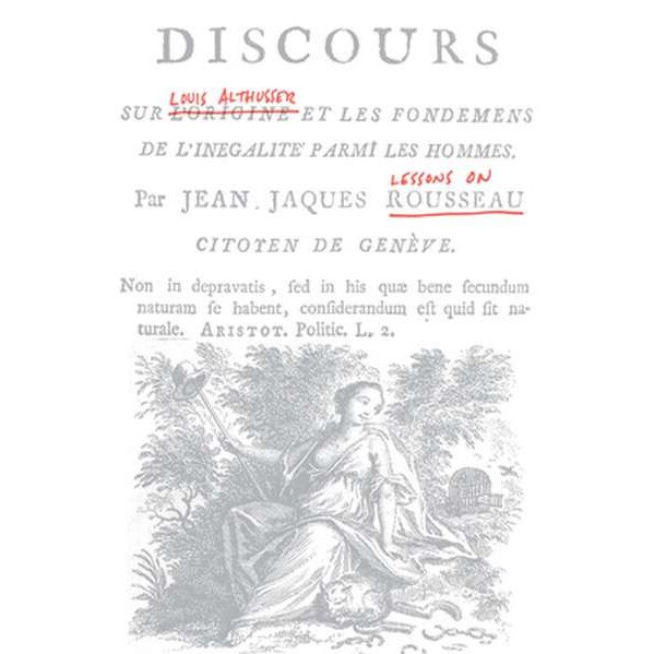 Lessons on Rousseau de Louis Althusser
