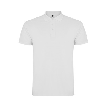 Tricou polo copii, bumbac 100%, Roly Star, alb, marime 7/8 ani Tricou polo copii, bumbac 100%, Roly Star, alb, marime 7/8 ani