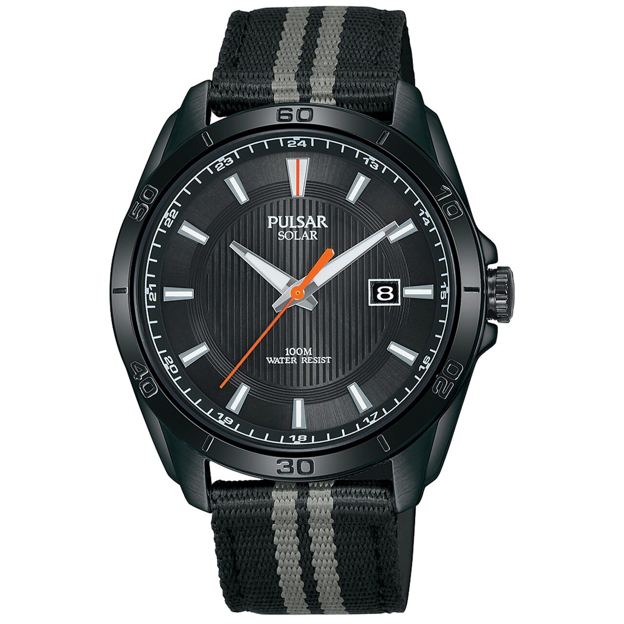 Ceas barbatesc Pulsar PX3179X1 Solar, 41mm, 10ATM, Negru