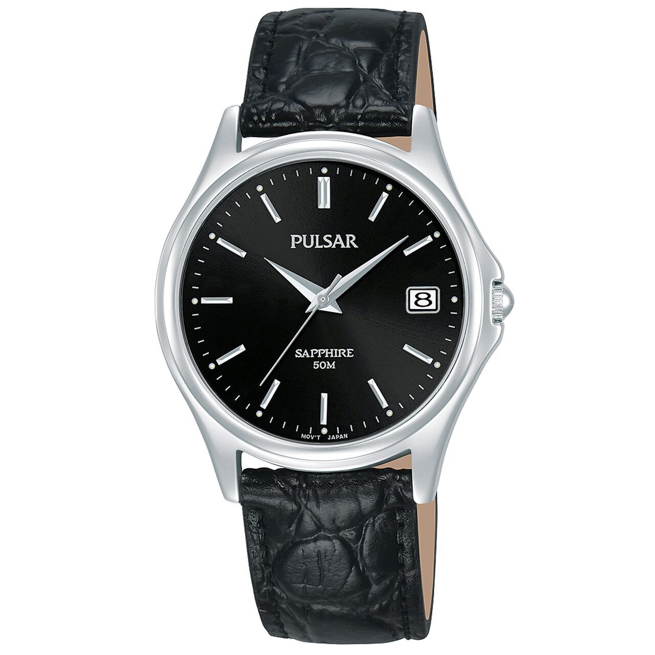 Ceas barbatesc Pulsar PXHA73X1 Sapphire, 35mm, 5ATM, Argintiu