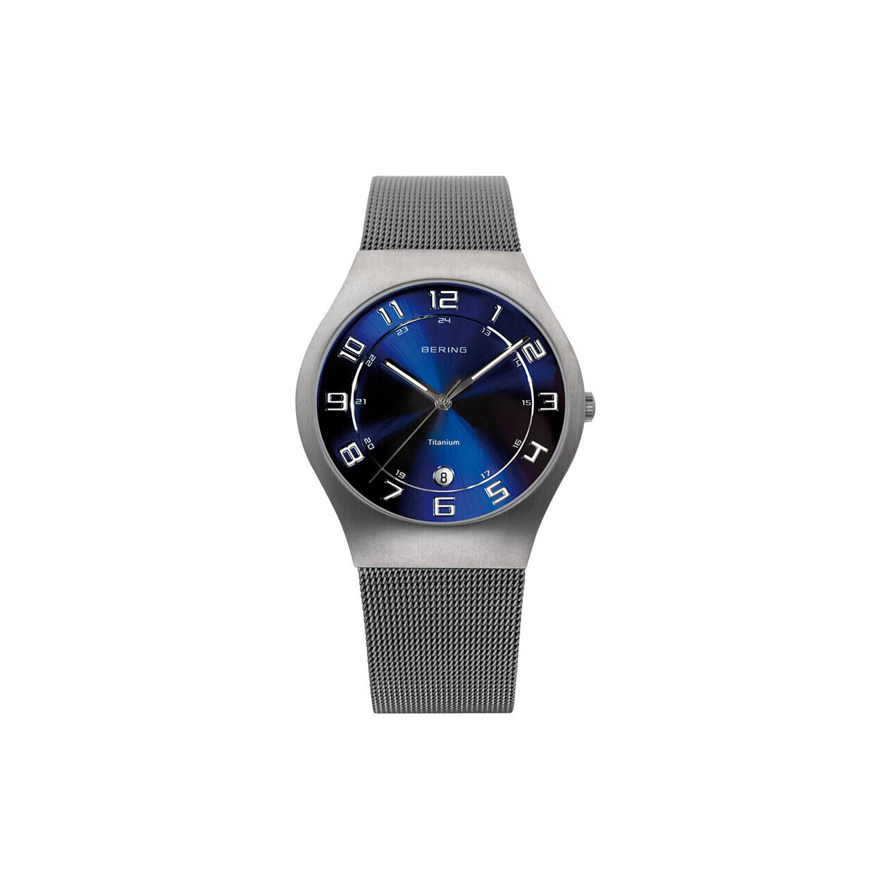 Ceas barbatesc Bering Classic 11937-078, Argintiu