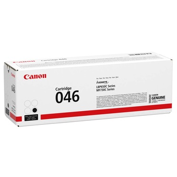 Cartus toner CRG-046BK negru Canon original 2200 pagini Cartus toner CRG-046BK negru Canon original 2200 pagini