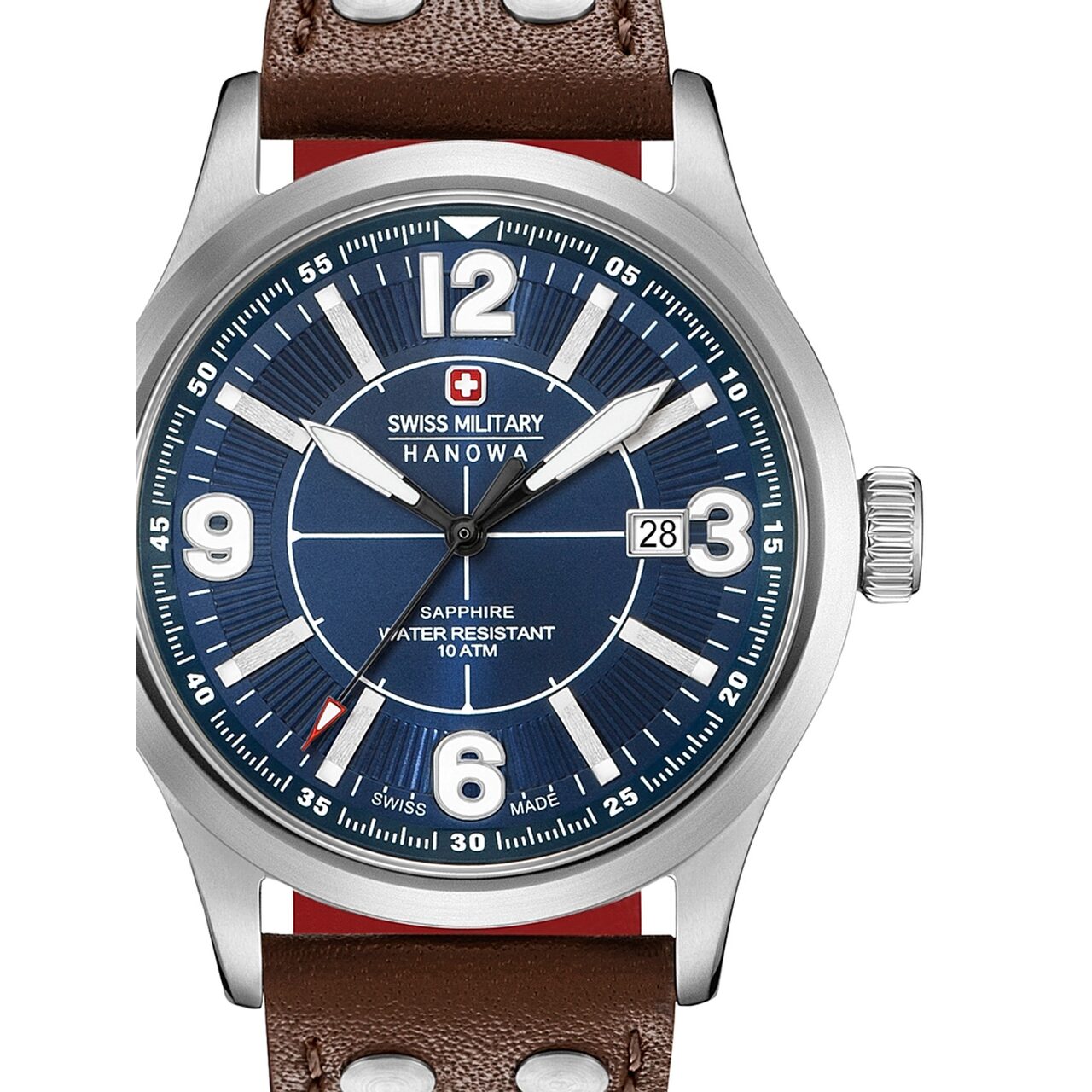 Ceas barbatesc Swiss Military Hanowa 06-4280.04.003.10CH Undercover, 42mm, Argintiu