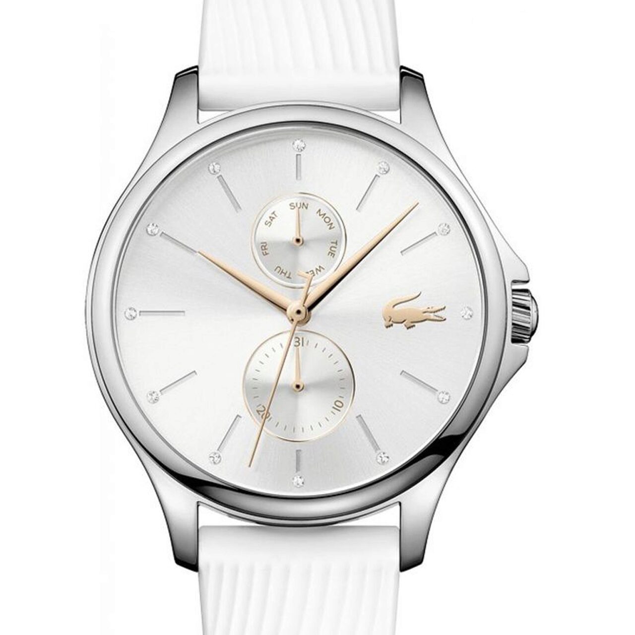 Ceas barbatesc Lacoste 2001023 Kea, 38mm, 3ATM, Alb