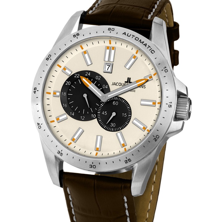 Jacques Lemans 1-1775B, 48mm, 10ATM férfi karóra