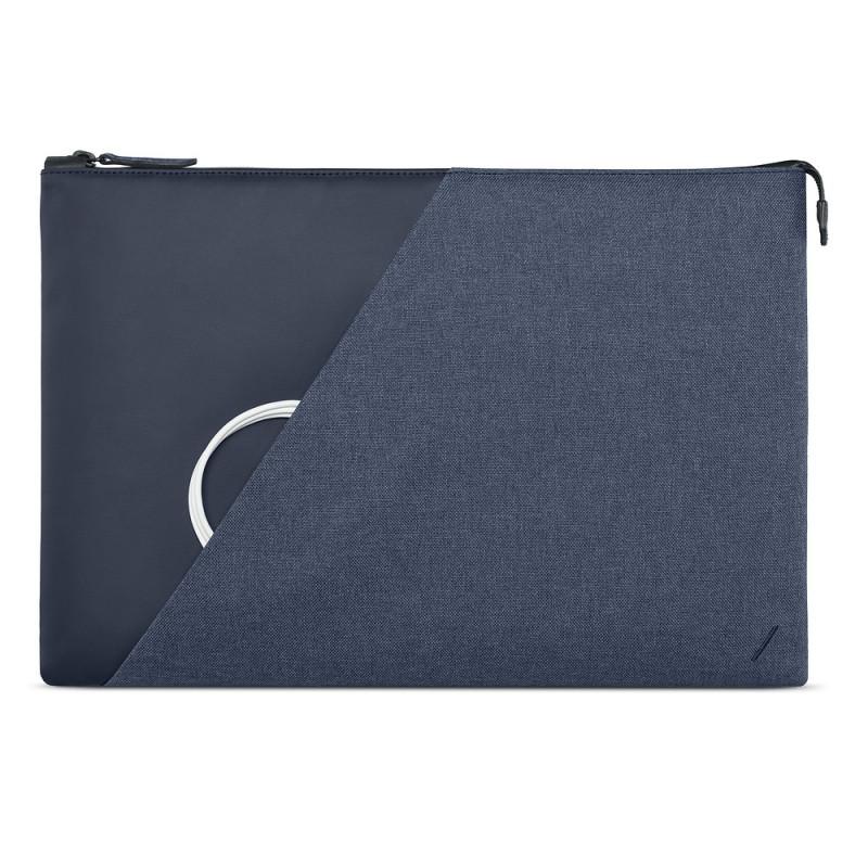 Husa laptop Native Union Stow Fabric Macbook 15 inch Indigo