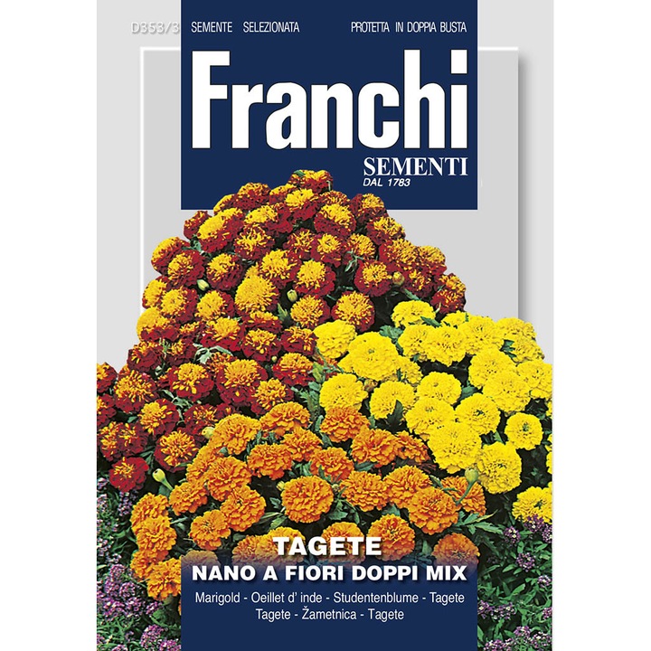 Seminte de Craita pitica cu flori duble Mix