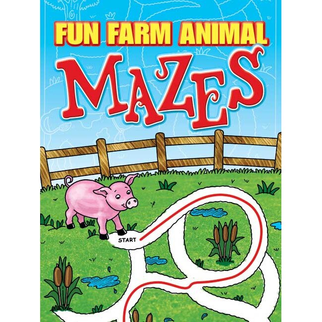 Fun Farm Animal Mazes de Fran Newman-D'Amico