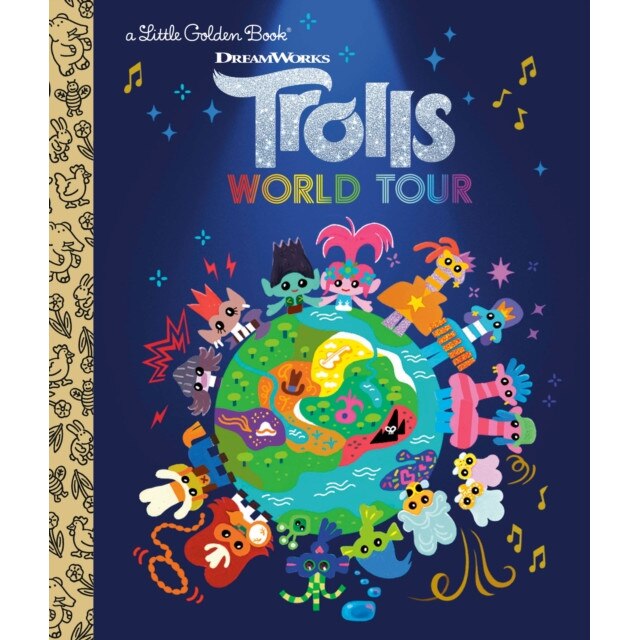 Trolls World Tour Little Golden Book (DreamWorks Trolls World Tour) de David Lewman