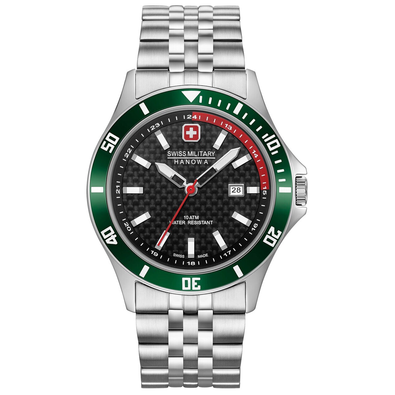 Ceas barbatesc Swiss Military Hanowa 06-5161.2.04.007.06 Flagship Racer, Argintiu