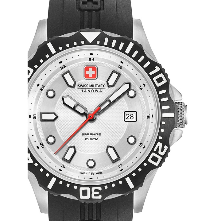 Мъжки часовник Swiss Military Hanowa 06-4306.04.001, 45mm, 10ATM
