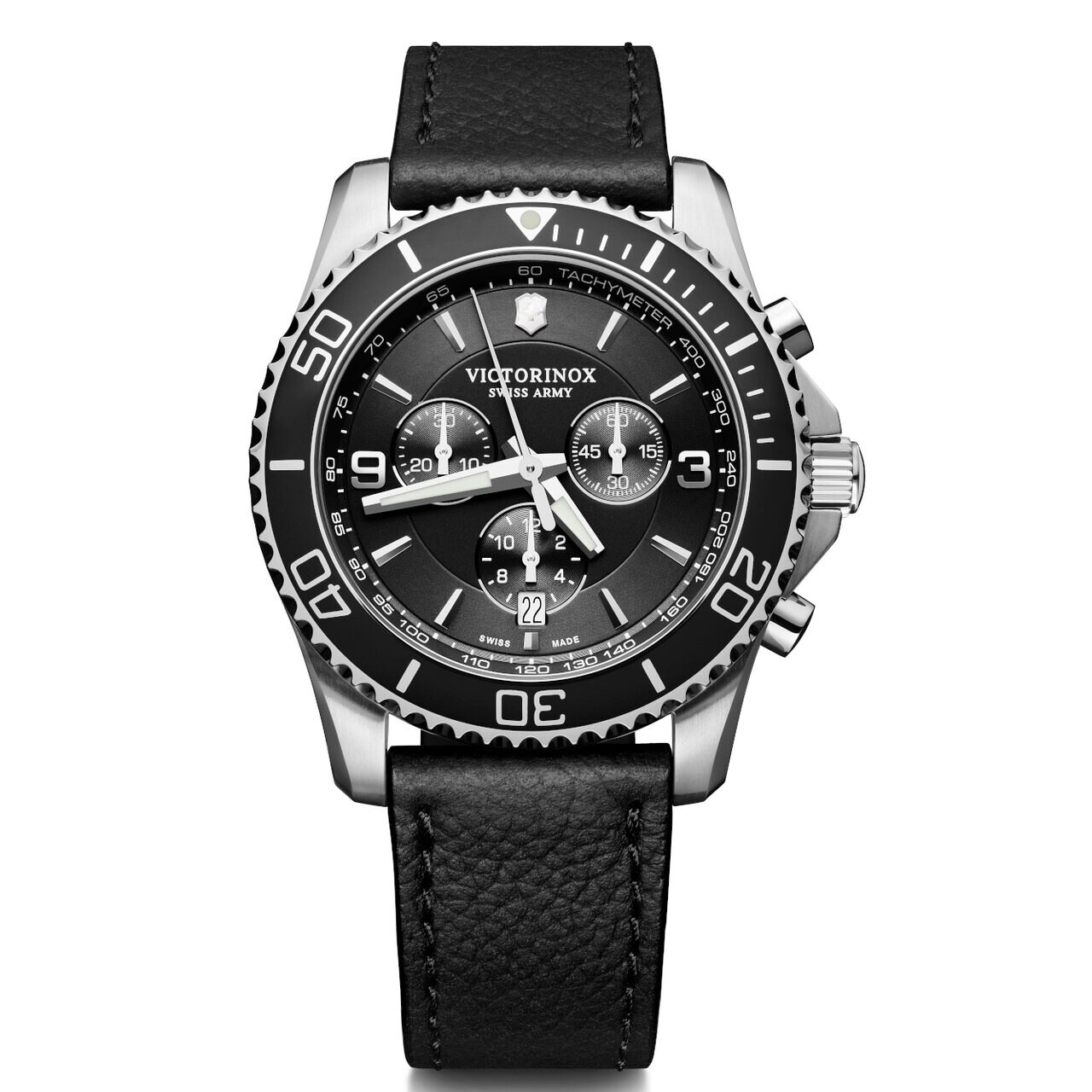 Ceas barbatesc Victorinox 241864 Maverick, 43mm, 10ATM, Argintiu