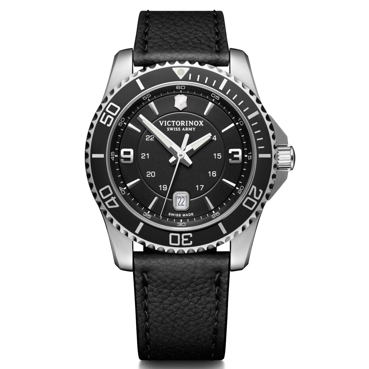 Ceas barbatesc Victorinox 241862 Maverick, 43mm, 10ATM, Argintiu