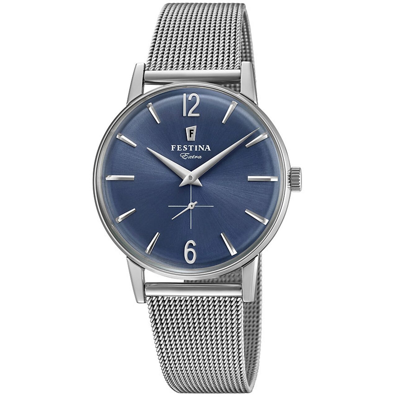 Ceas barbatesc Festina F20252/3 Extra 1948 36mm, 3ATM, Argintiu