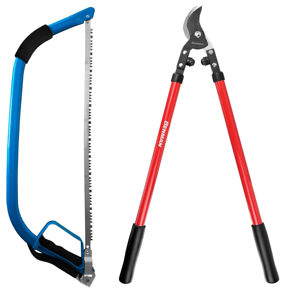 Set Foarfeca tip Bypass, profesionala, BENMAN, 77002, otel SK5, diametru taiere 40 mm, lungime 700 mm, fierastrau Total, AgroPro