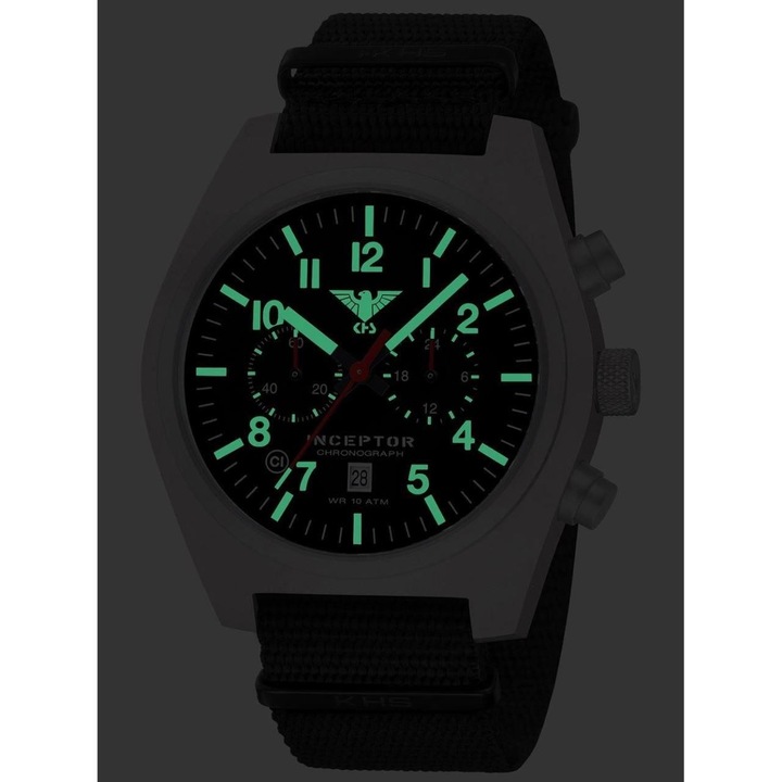 Мъжки часовник Khs KHS.INCSC.NB, 46mm, 10ATM