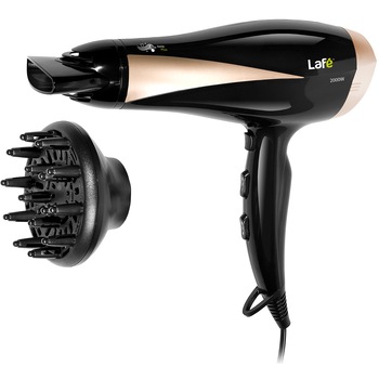 Uscator de par Lafe SWJ-001.1, 2000W, ionic, 3 viteze, 3 trepte de temperatura, Negru Uscator de par Lafe SWJ-001.1, 2000W, ionic, 3 viteze, 3 trepte de temperatura, Negru