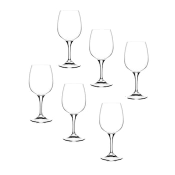 Set 6 pahare cu picior pentru apa Rcr Crystal, Daily Set 6 pahare cu picior pentru apa Rcr Crystal, Daily