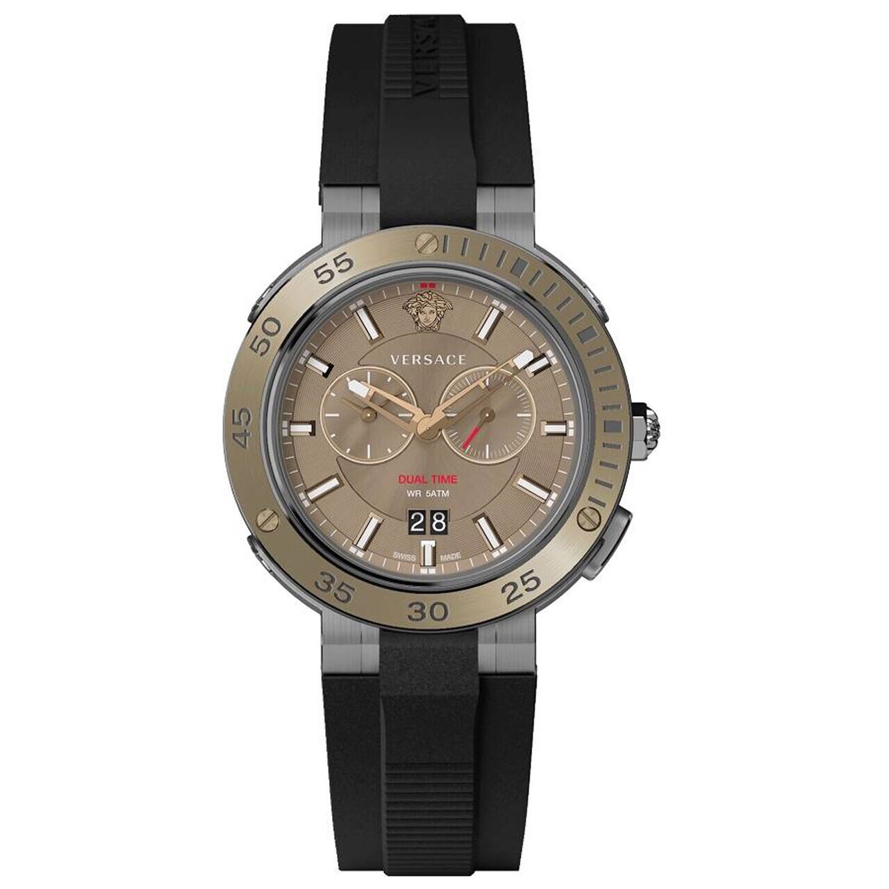 Ceas barbatesc Versace VECN00319 Extreme Pro, 46mm, 5ATM, Maro