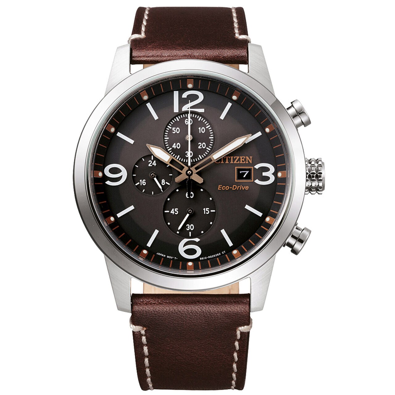 Ceas barbatesc Citizen CA0740-14H Eco Drive 43mm, 10ATM, Argintiu
