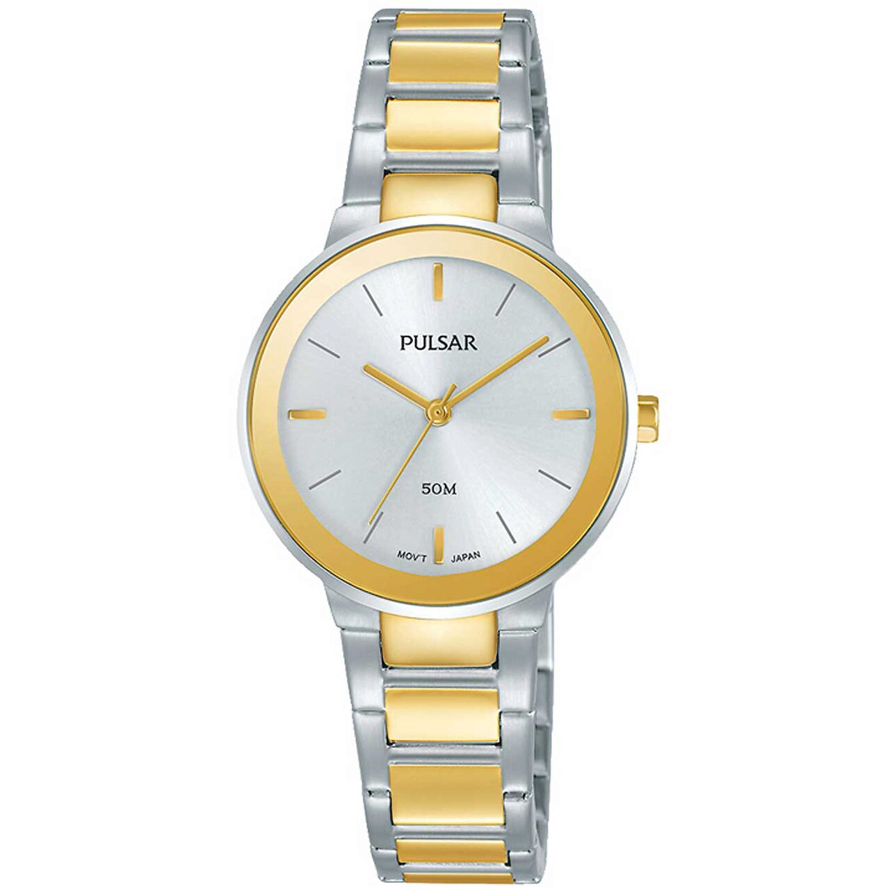 Ceas de dama Pulsar PH8284X1, 28mm, 5ATM, Auriu