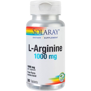 Supliment alimentar L-Arginine 1000mg RapidSolv Solaray, Secom 30 tablete Supliment alimentar L-Arginine 1000mg RapidSolv Solaray, Secom 30 tablete