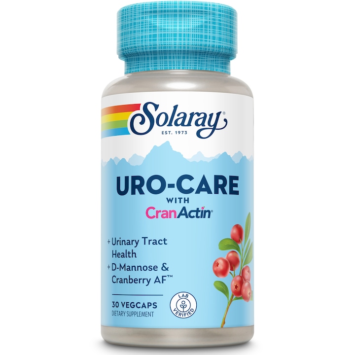 Supliment alimentar Uro-Care with CranActin Solaray, Secom 30 capsule