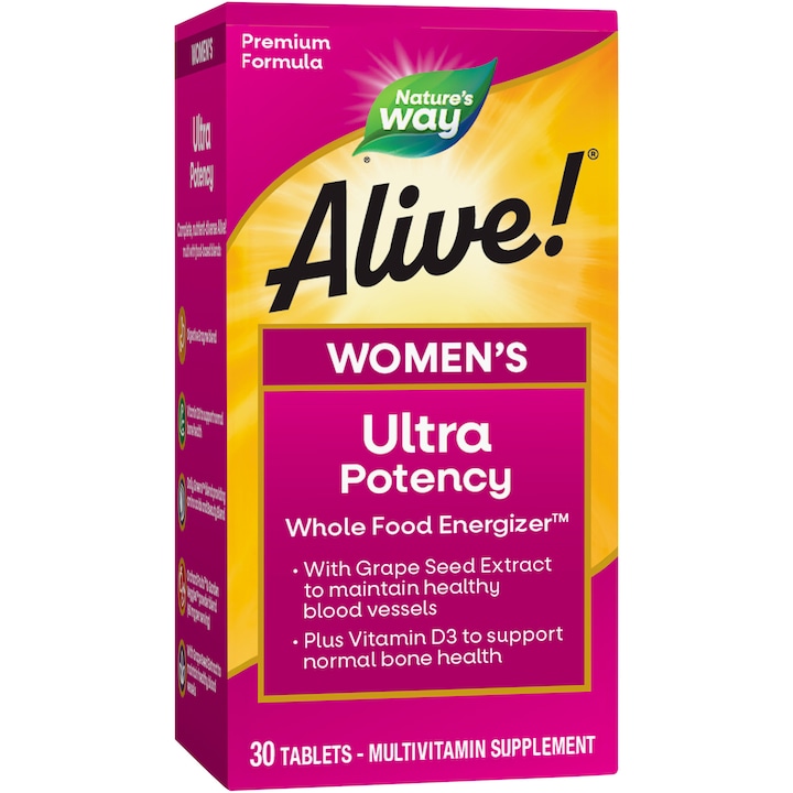 Supliment alimentar Alive! Women’s Ultra, Nature's Way , Secom 30 tablete