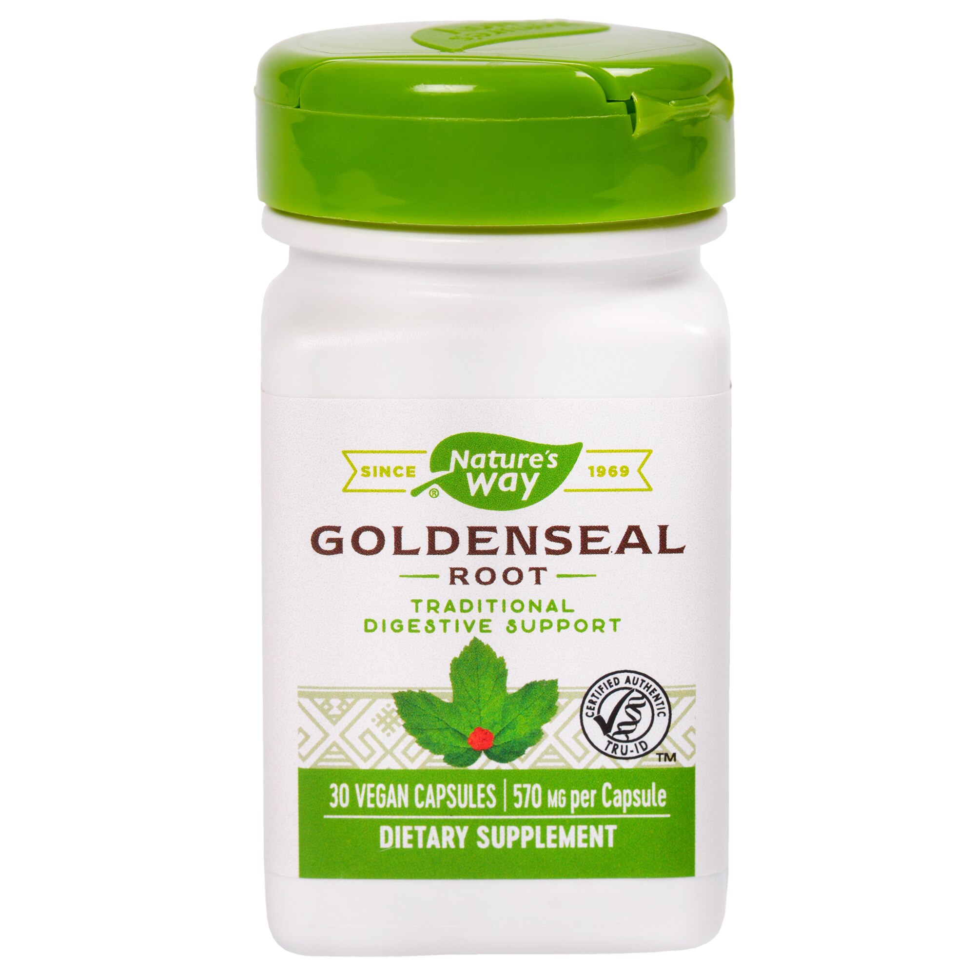 Supliment alimentar Goldenseal 570mg Nature's Way, Secom 30 capsule