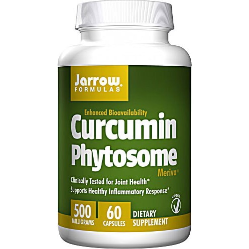 Supliment alimentar Curcumin Phytosome Jarrow Formulas 500mg, Secom 60 capsule