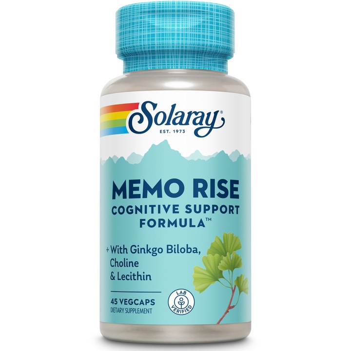 Supliment alimentar Memo Rise Solaray, Secom 45 capsule