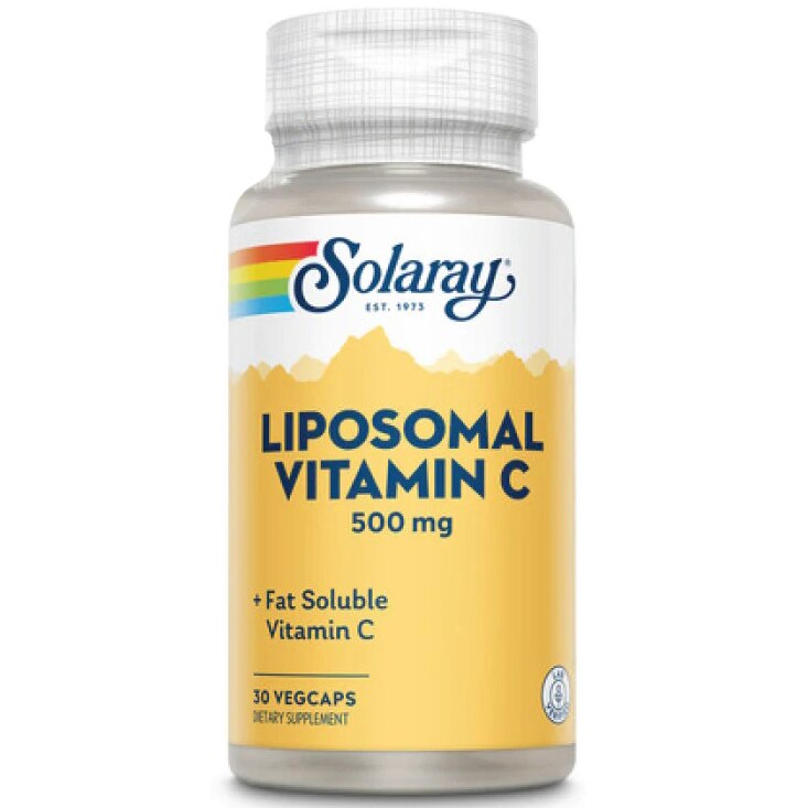 Supliment alimentar Vitamin C Liposomal 500mg Solaray, Secom 30 capsule