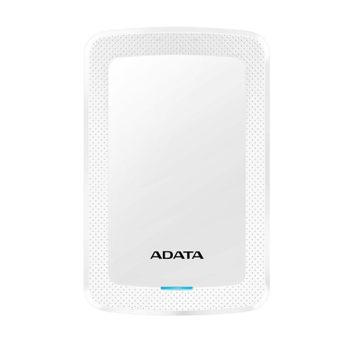 Твърд диск Adata 2TB, HV300, USB 3.2 Gen 1, 2.5" - External Hard Drive White - AHV300-2TU31-CWH