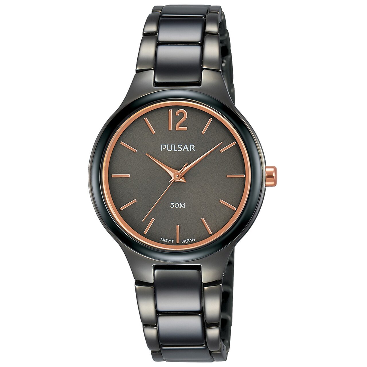 Ceas de dama Pulsar PH8435X1 Attitude, 30mm, 5ATM, Negru