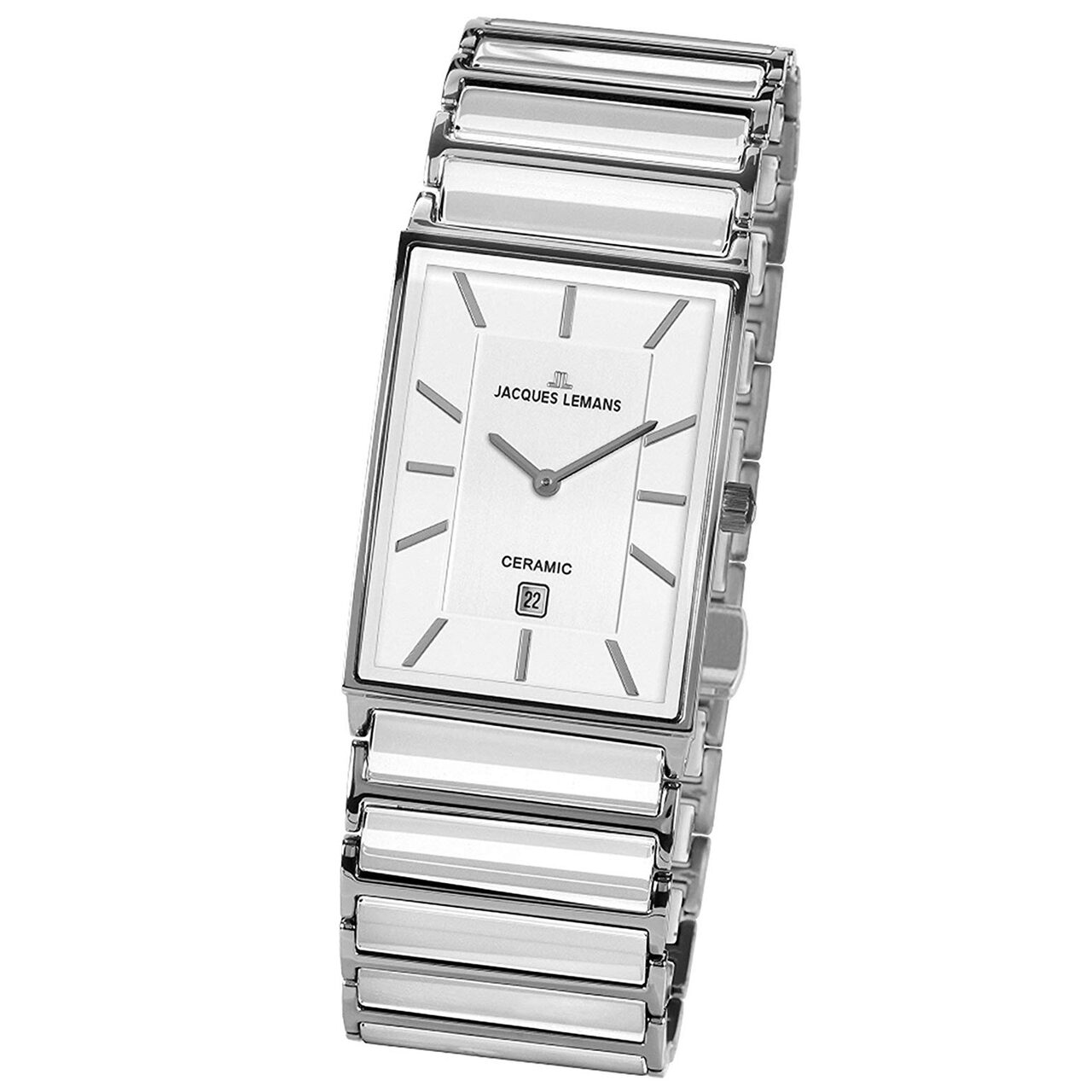 Ceas de dama Jacques Lemans 1-1593.1E, Argintiu