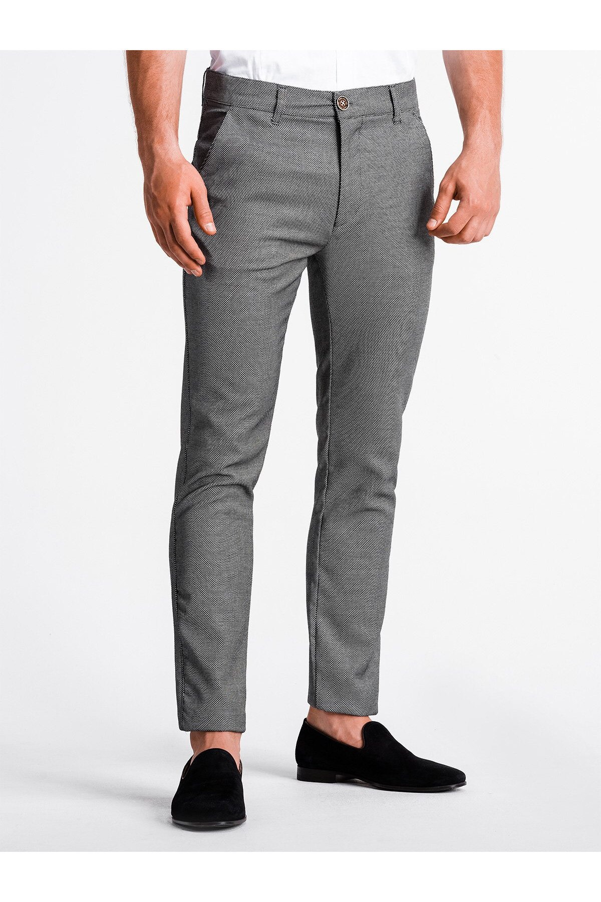 Pantaloni casual premium barbati P831 - negru, Negru, M