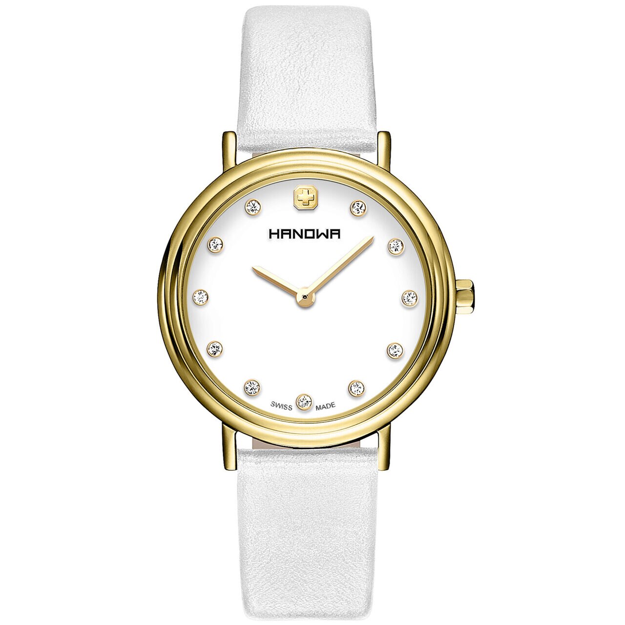 Ceas de dama Hanowa 16-6063.02.001 Gina, 34mm, 3ATM, Auriu