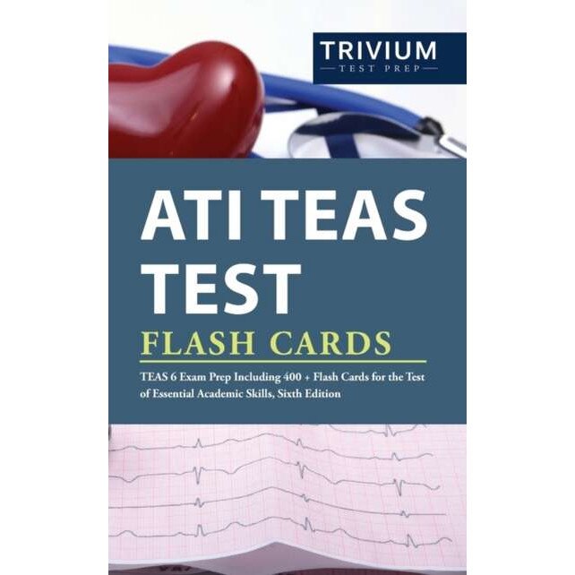 ATI TEAS Test Flash Cards de Trivium Health Care Exam Prep Team
