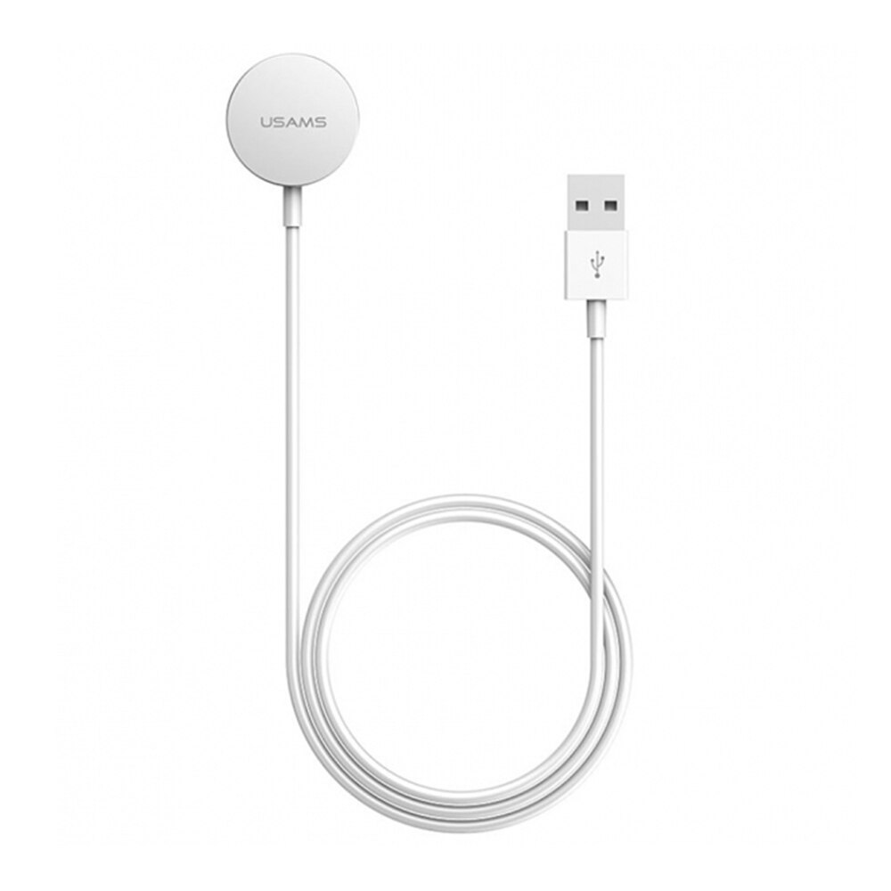 Incarcator Wireless Usams pentru Apple Watch Series 1/2/3/4 , Alb, Blister