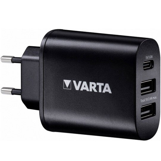 Incarcator Retea USB Varta, Negru, Blister