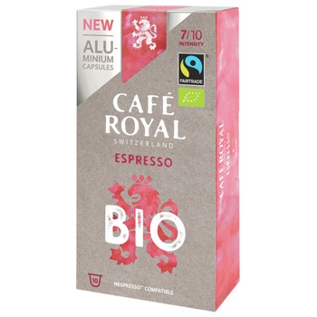 Cafea capsule Espresso Bio, compatibile Nespresso, 10 capsule, 53 gr.