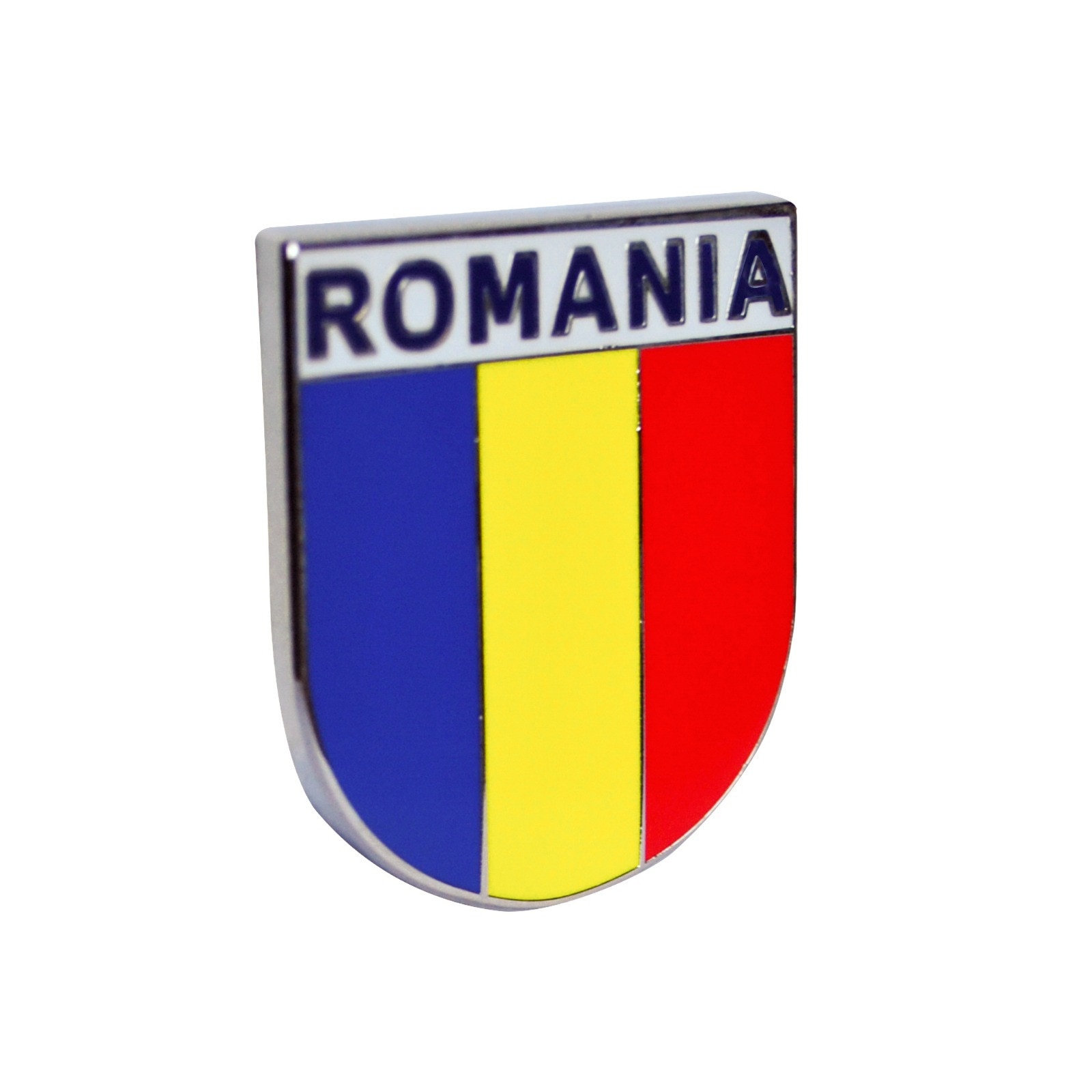 Magnet de frigider, Magnetella, Fanion Romania, metal, multicolor