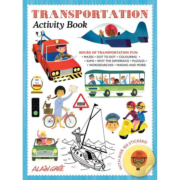 Transportation Activity Book de Alain Gree
