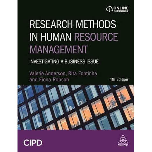 Research Methods in Human Resource Management de Valerie Anderson