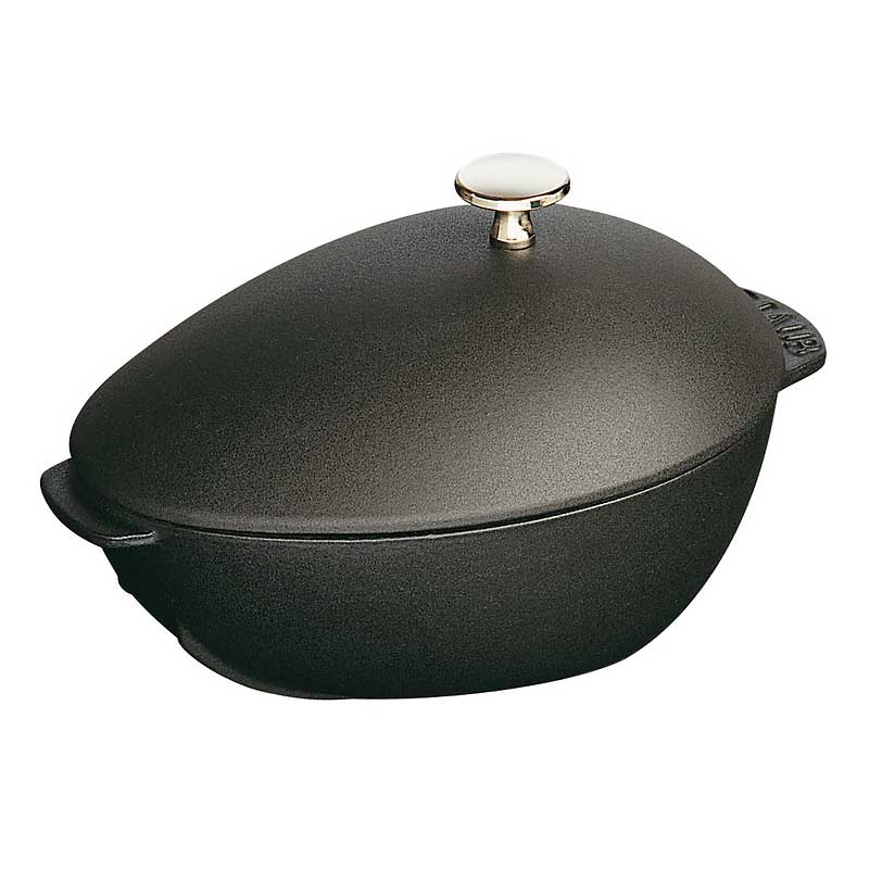 Vas preparare scoici 25 cm/2 l, Black - Staub