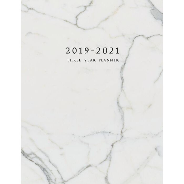 2019-2021 Three Year Planner: Weekly Planner 8.5 x 11 with To-Do List (Marble Cover Volume 2) de Lisa Barron
